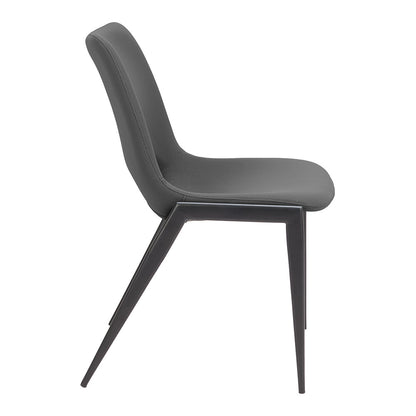 DESI ARMLESS DINING CHAIR BLACK