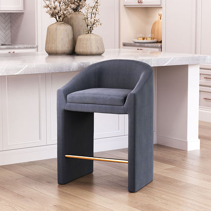 EMAS COUNTER STOOL MIDNIGHT GRAY