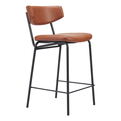 CHARON COUNTER STOOL VINTAGE BROWN