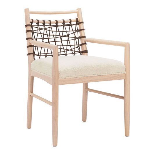 WEZLY DINING CHAIR IVORY