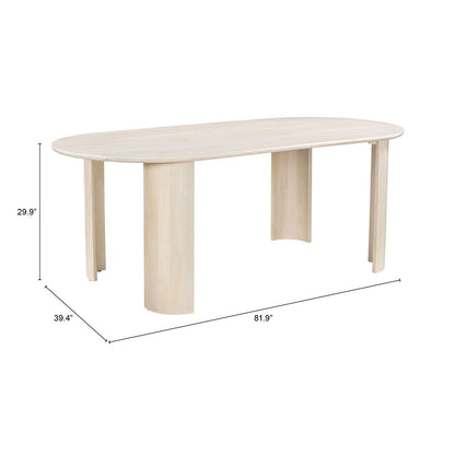 RISAN DINING TABLE NATURAL