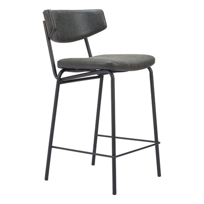 CHARON COUNTER STOOL VINTAGE BLACK