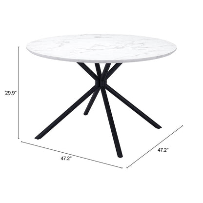 AMIENS DINING TABLE WHITE