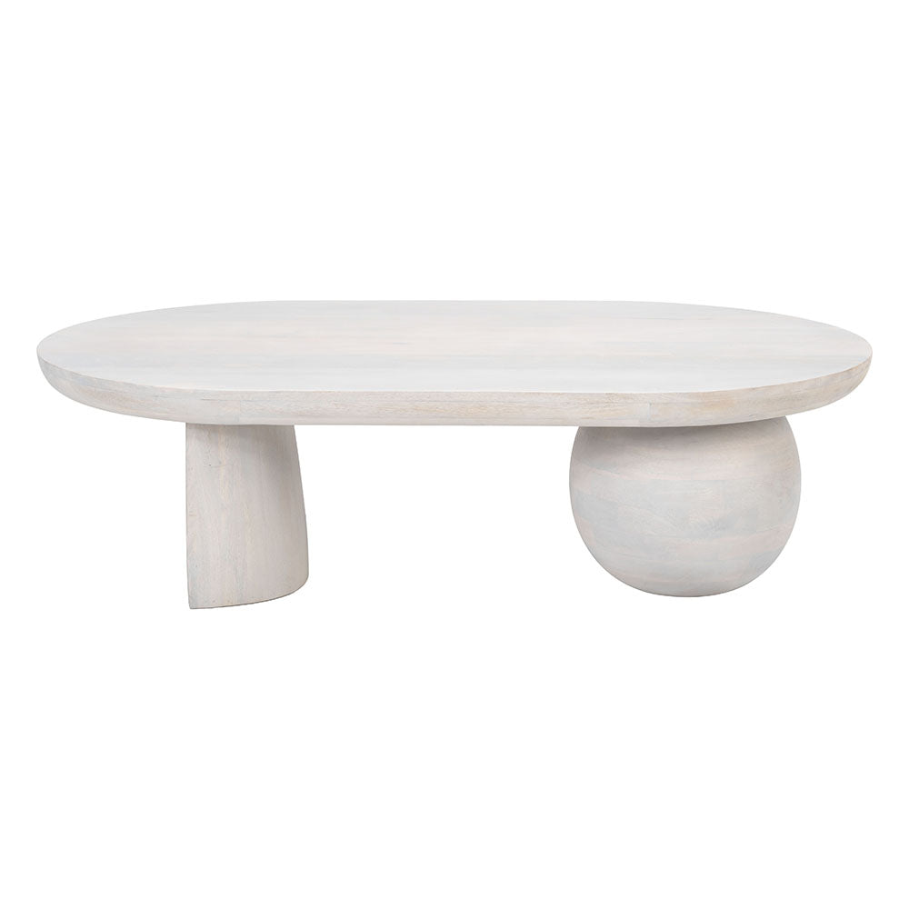GIHAK COFFEE TABLE WHITEWASHED