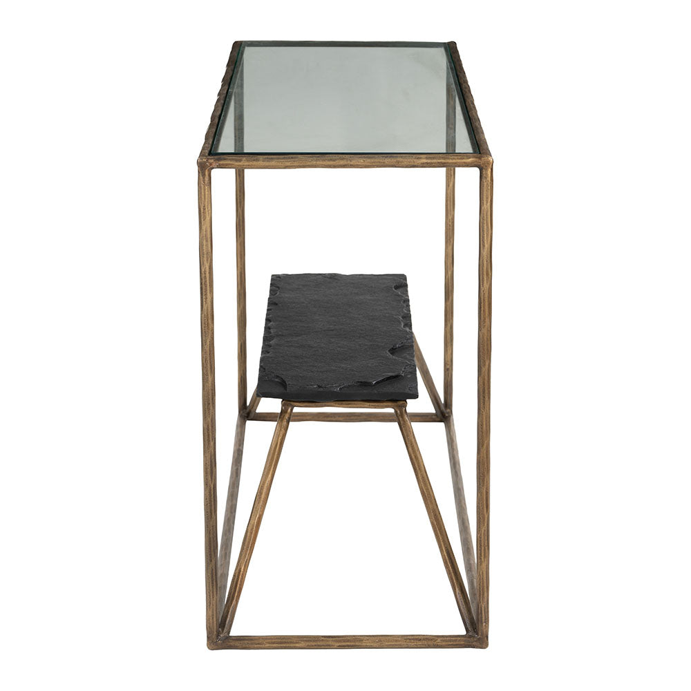 RANOL CONSOLE TABLE BRASS