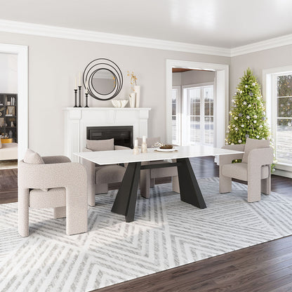 INKY DINING TABLE WHITE