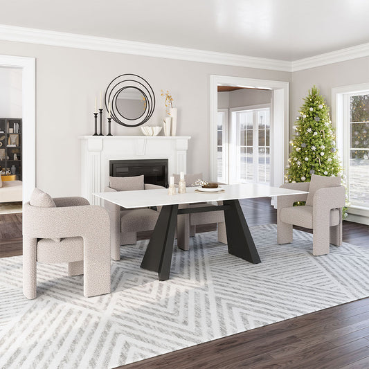 INKY DINING TABLE WHITE