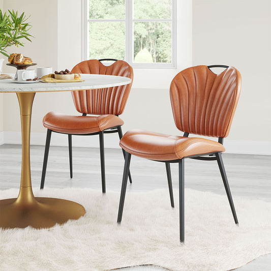 TERRENCE DINING CHAIR VINTAGE BROWN