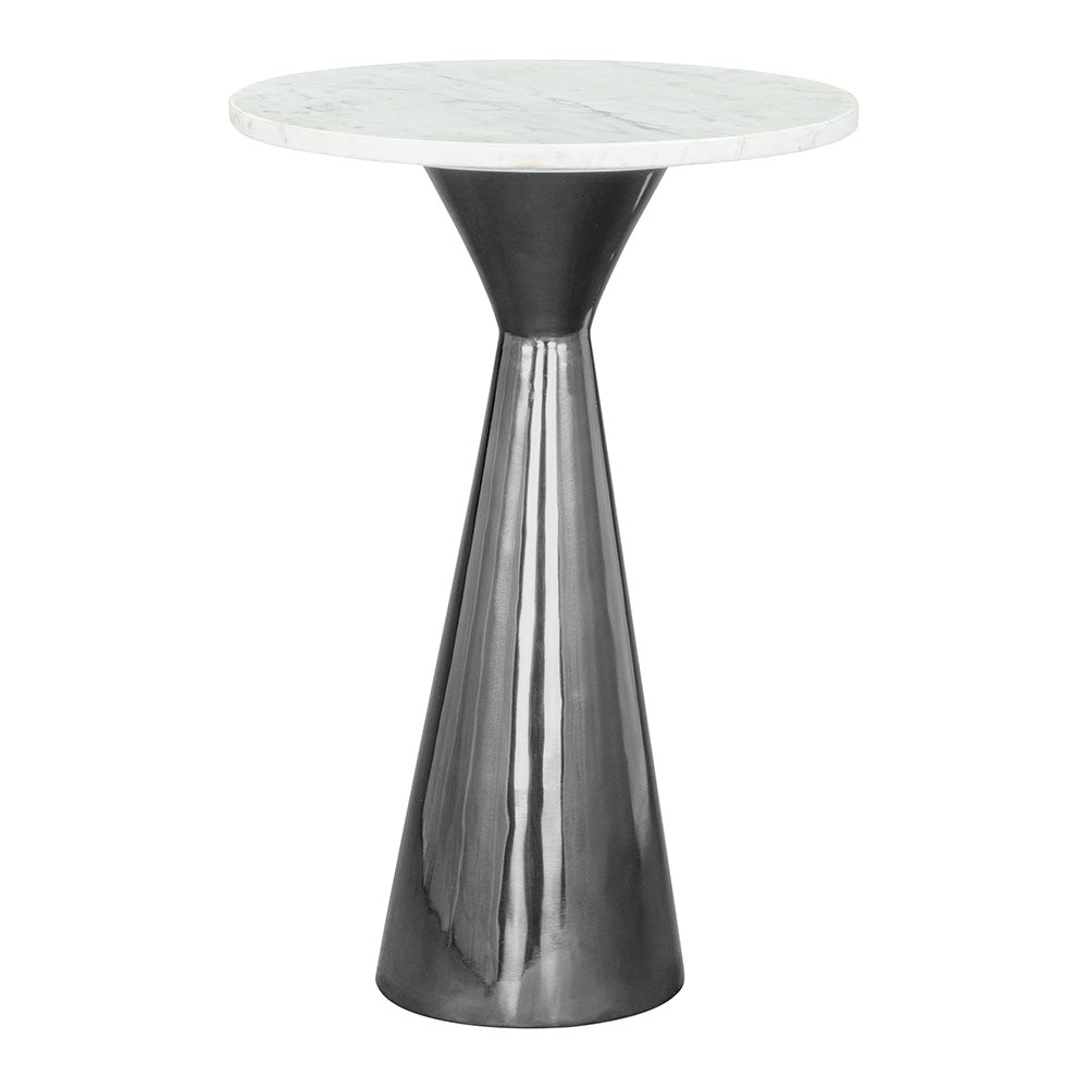 TIM SIDE TABLE WHITE & BLACK