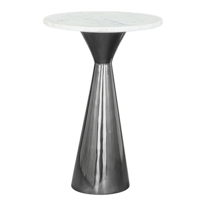 TIM SIDE TABLE WHITE & BLACK