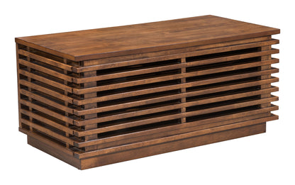 LINEA NARROW ENTERTAINMENT STAND WALNUT