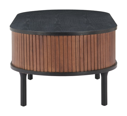 KORIANA COFFEE TABLE BLACK & WALNUT