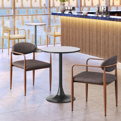 BITE BISTRO TABLE GRAY & BLACK