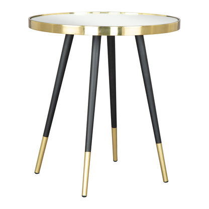 PARTICLE SIDE TABLE GOLD & BLACK