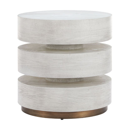 LAHA SIDE TABLE OAK WHITE