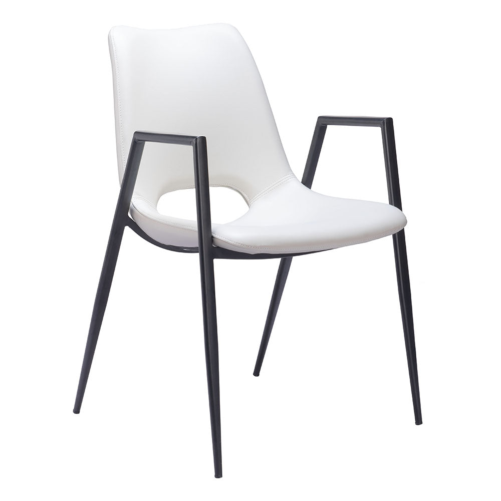 DESI DINING CHAIR WHITE
