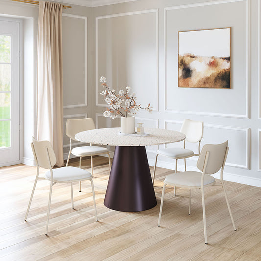 ZEAL DINING CHAIR LIGHT GRAY