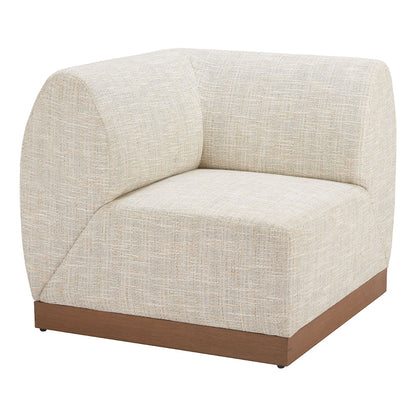CHRISTY CORNER CHAIR BEIGE