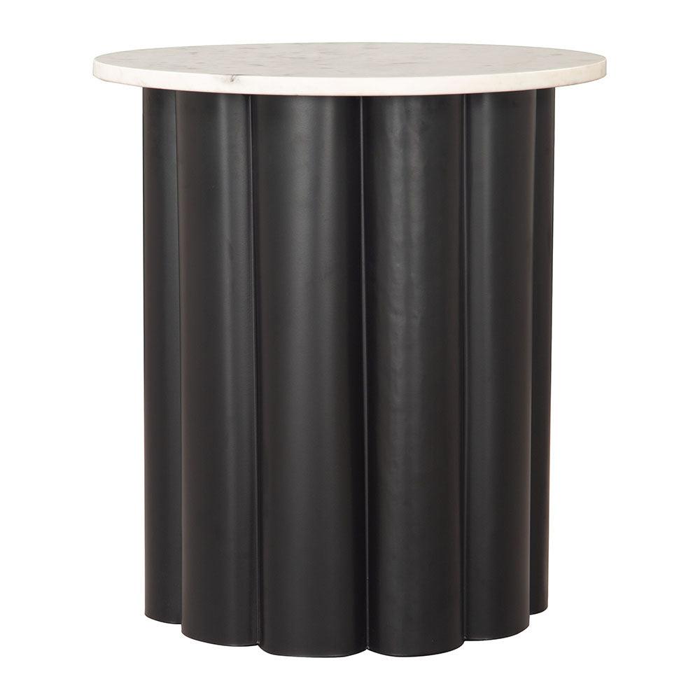 SLIKA SIDE TABLE WHITE & BLACK