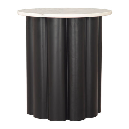 SLIKA SIDE TABLE WHITE & BLACK