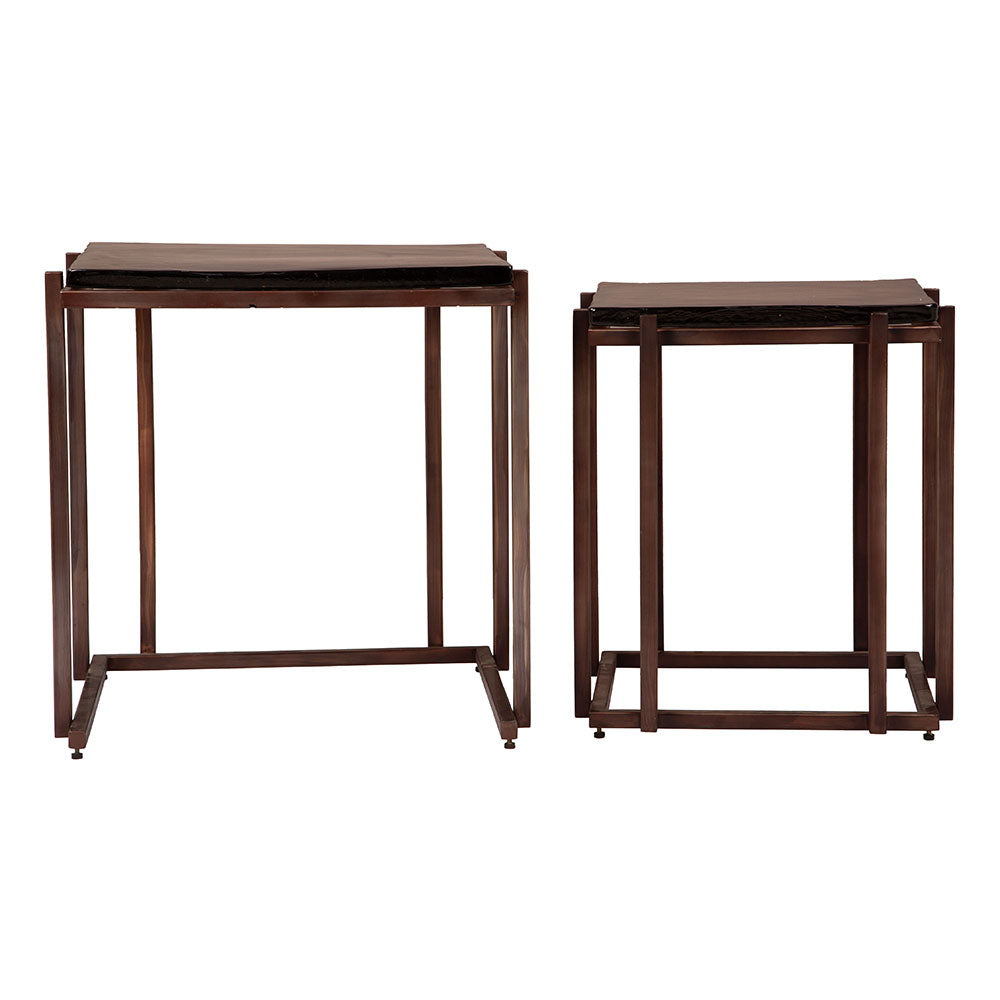 SHIMAI NESTING TABLES BRONZE