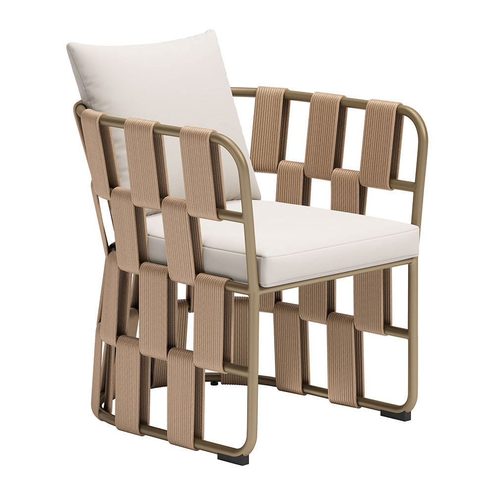QUADRAT DINING CHAIR WHITE