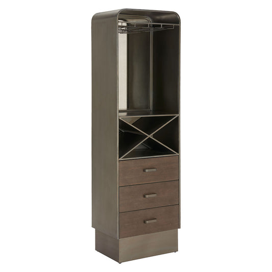 HOLE BAR CABINET BRONZE