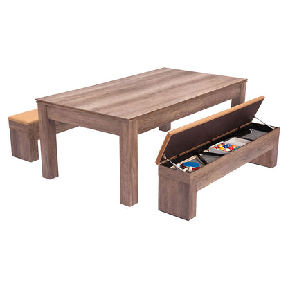 BONKER 3 IN 1 TABLE BROWN