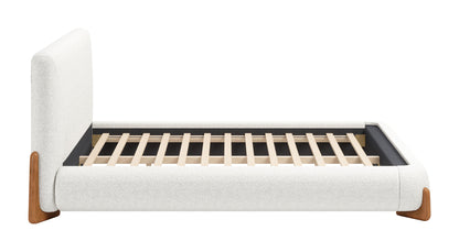 BARIS QUEEN BED IVORY