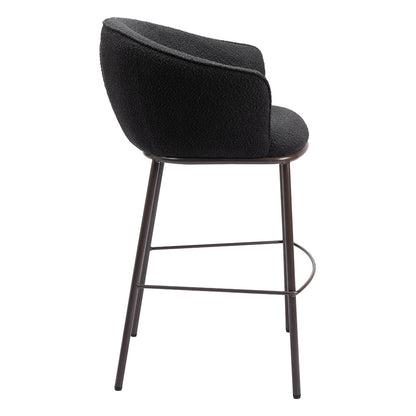 ESSEN BARSTOOL BLACK & BRONZE