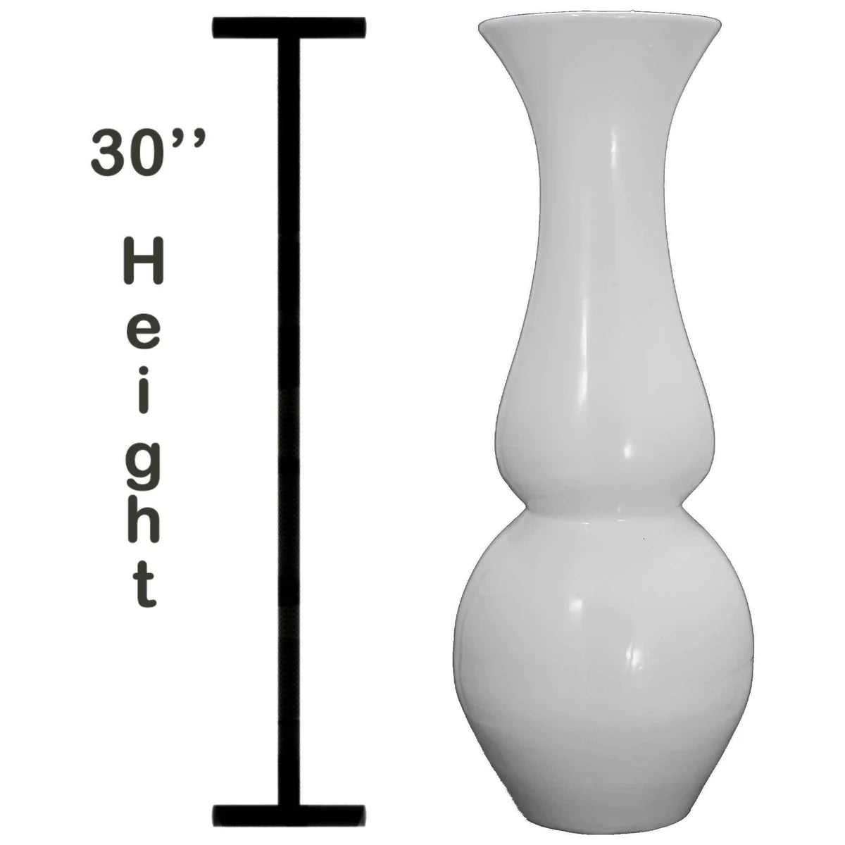 30IN LARGE AMPHORA CERAMIC VASE