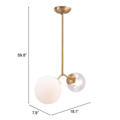 CONSTANCE CEILING LAMP BRASS