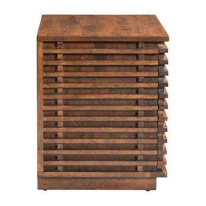 LINEA END TABLE WALNUT
