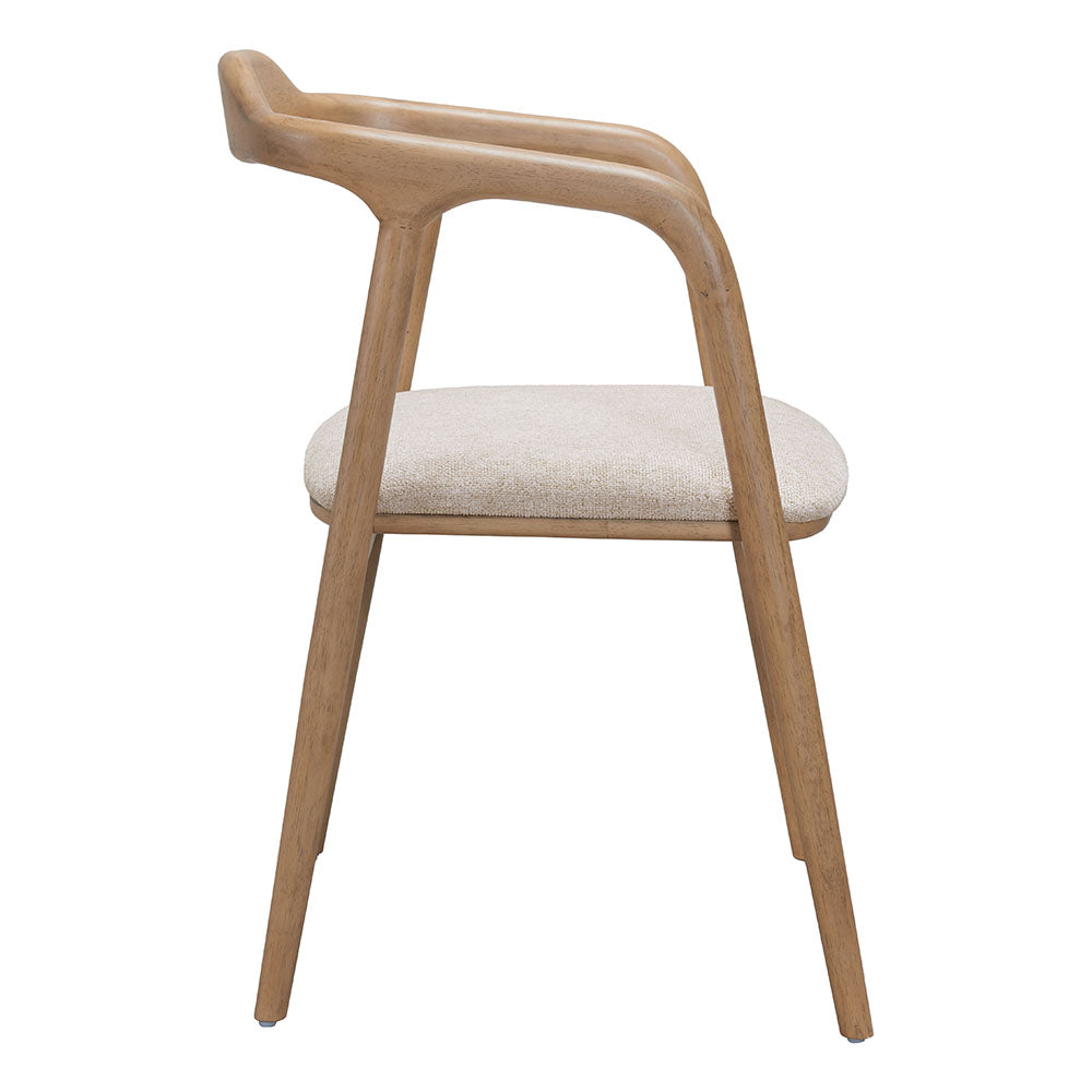 HOSOI DINING CHAIR BEIGE