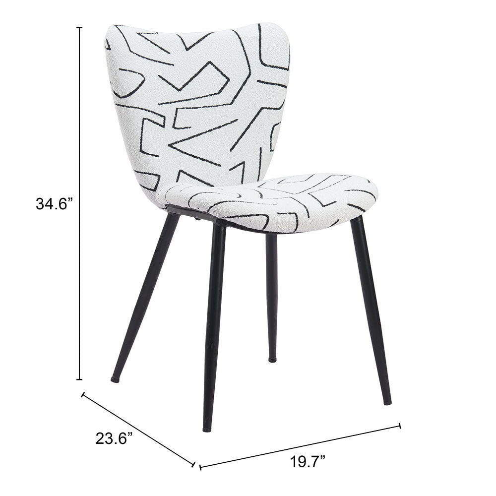 PRESTIGE DINING CHAIR WHITE