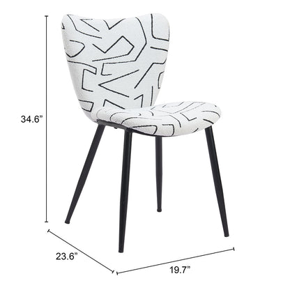 PRESTIGE DINING CHAIR WHITE