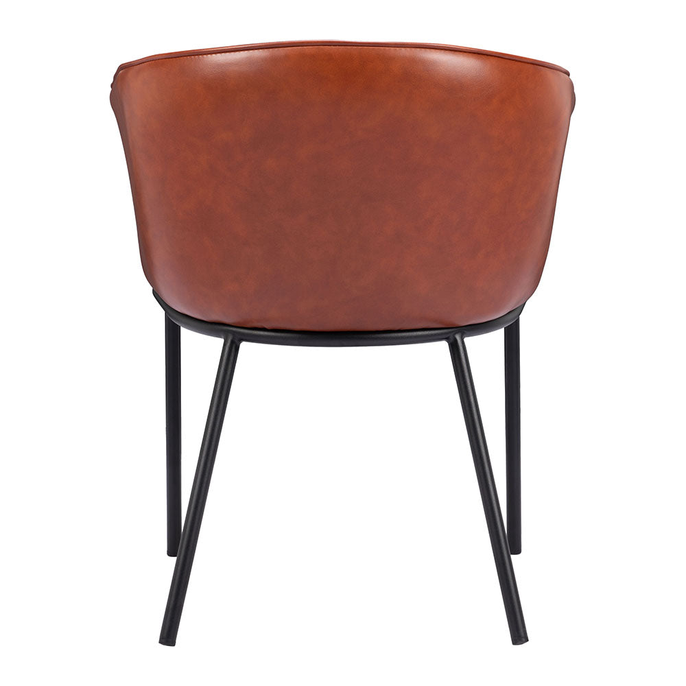 GARSTON DINING CHAIR BROWN