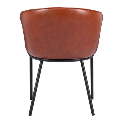 GARSTON DINING CHAIR BROWN