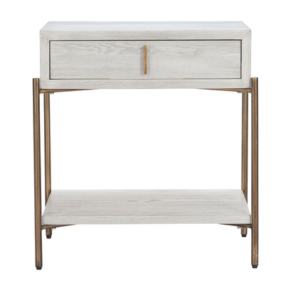 YORU SIDE TABLE OAK WHITE