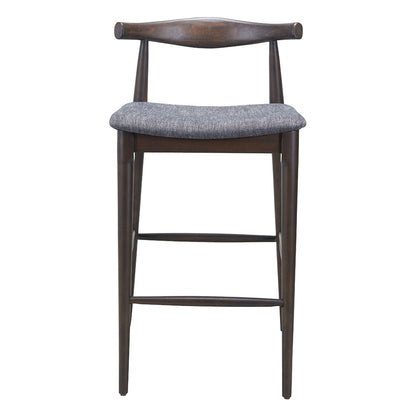 TUZKA BARSTOOL GRAY & ESPRESSO