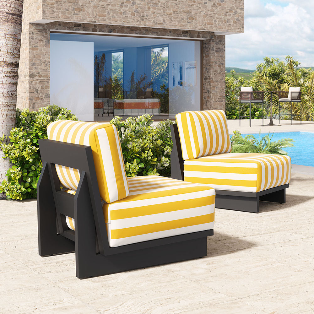 SHORELINE ACCENT CHAIR YELLOW