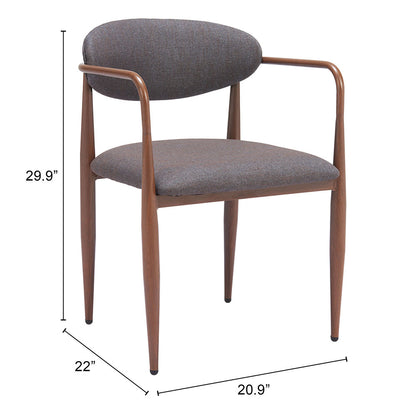 ZENS DINING CHAIR TRUFFLE GRAY