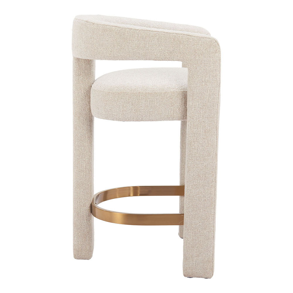 SAIKO COUNTER STOOL BEIGE