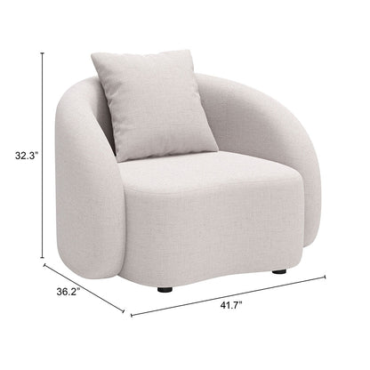 SUNNY ISLES ACCENT CHAIR BEIGE