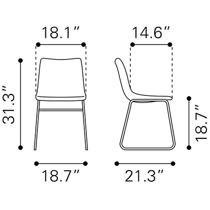 SMART DINING CHAIR VINTAGE ESPRESSO