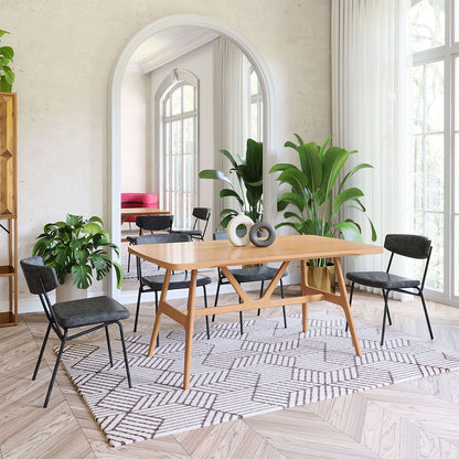 CHARON DINING CHAIR VINTAGE BLACK