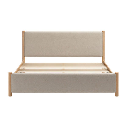 HADI KING BED BEIGE & NATURAL