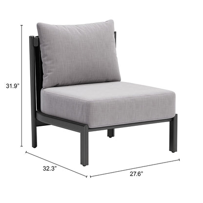 HORIZON ACCENT CHAIR GRAY