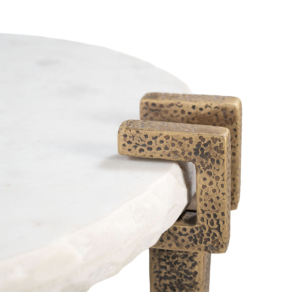 RENCH SIDE TABLE WHITE