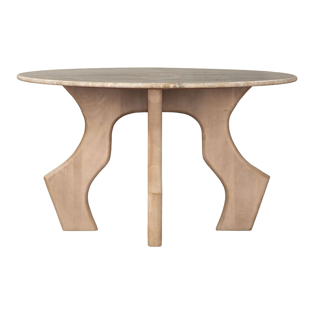 EDA COFFEE TABLE WHITE & NATURAL